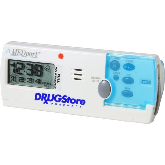 MEDport MEDGlider System 1 Talking Pill Organizer Digital Timer Reminder - Picture 7 of 7